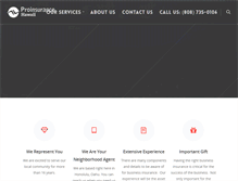 Tablet Screenshot of proinsurancehawaii.com